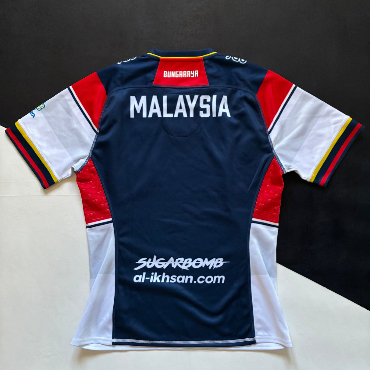 Malaysia National Rugby Team Jersey 2023/24 Away Player Issue Large Underdog Rugby - The Tier 2 Rugby Shop