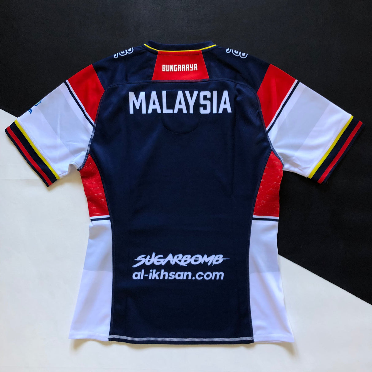 Malaysia National Rugby Team Jersey 2023/24 Away Player Issue Medium BNWT Underdog Rugby - The Tier 2 Rugby Shop