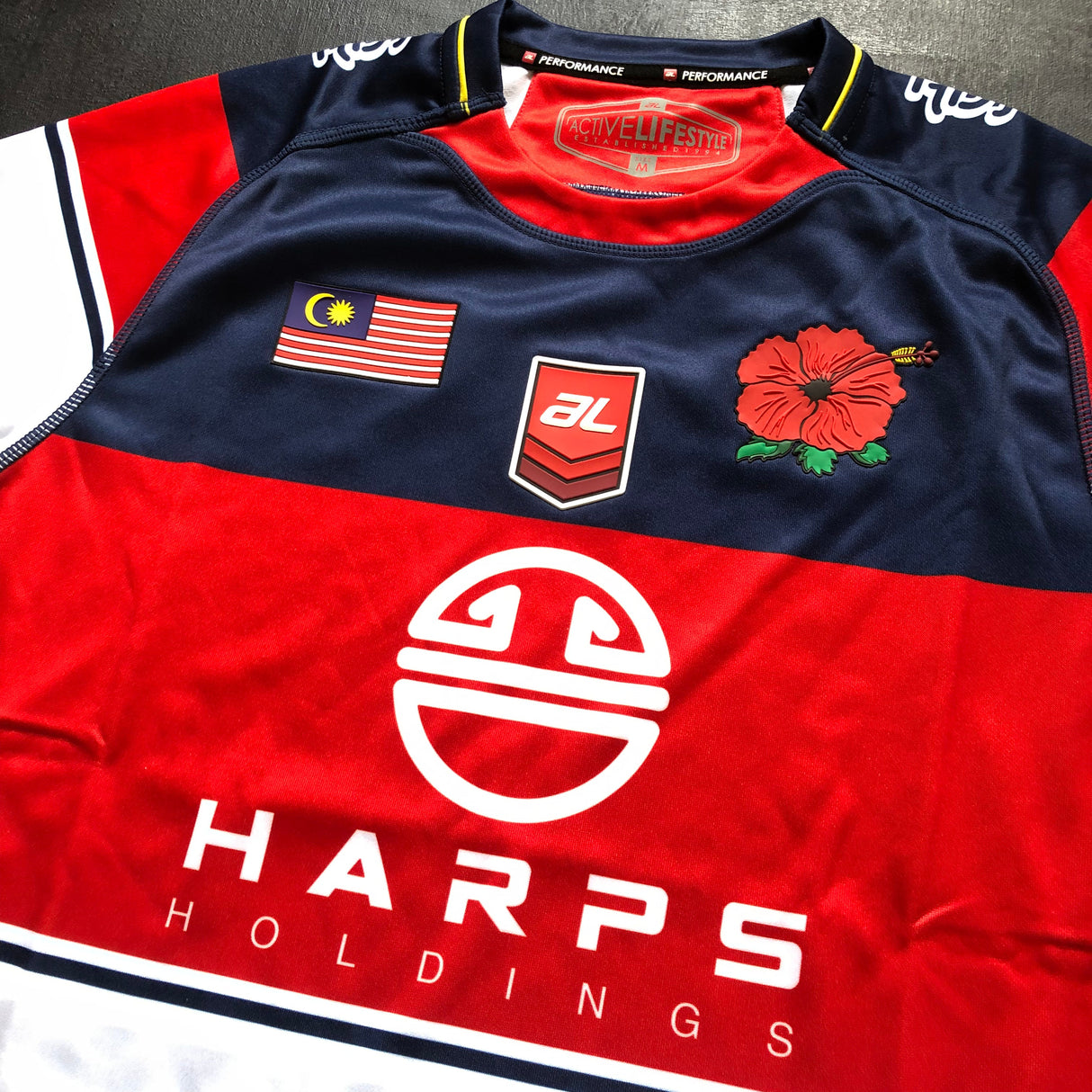 Malaysia National Rugby Team Shirt 2023/24 Away Underdog Rugby - The Tier 2 Rugby Shop