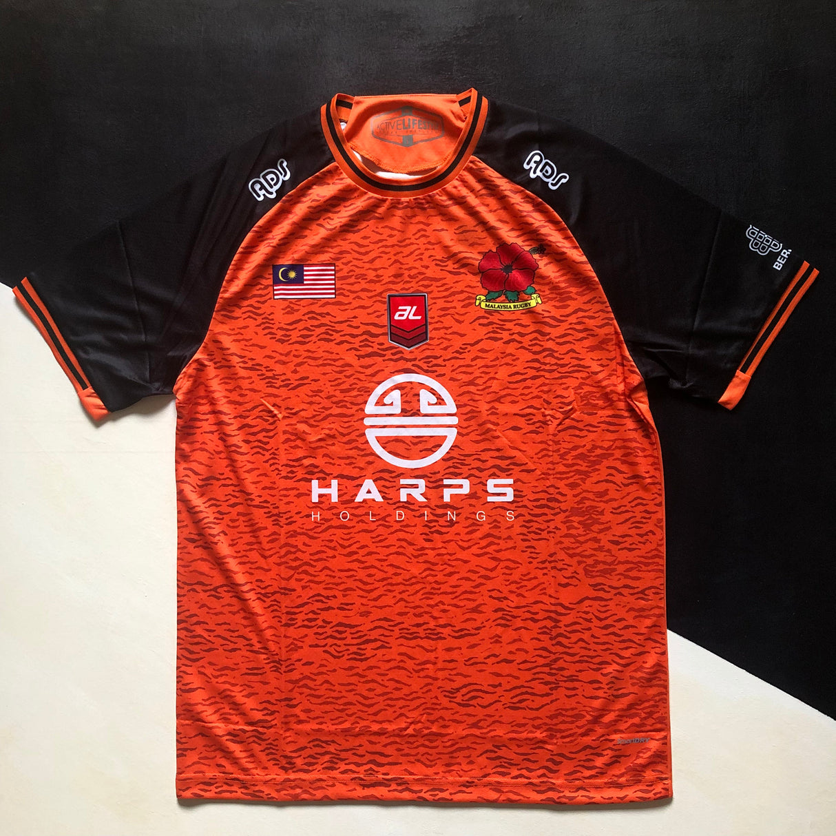 Malaysia National Rugby Team Training Tee (Orange) Underdog Rugby - The Tier 2 Rugby Shop