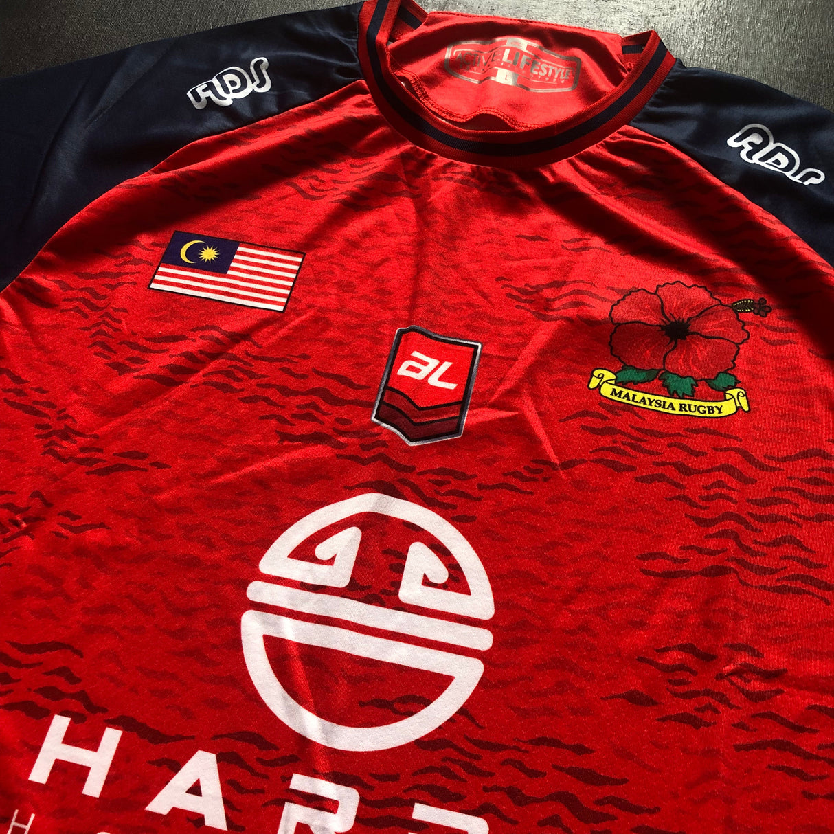 Malaysia National Rugby Team Training Tee (Red) Underdog Rugby - The Tier 2 Rugby Shop