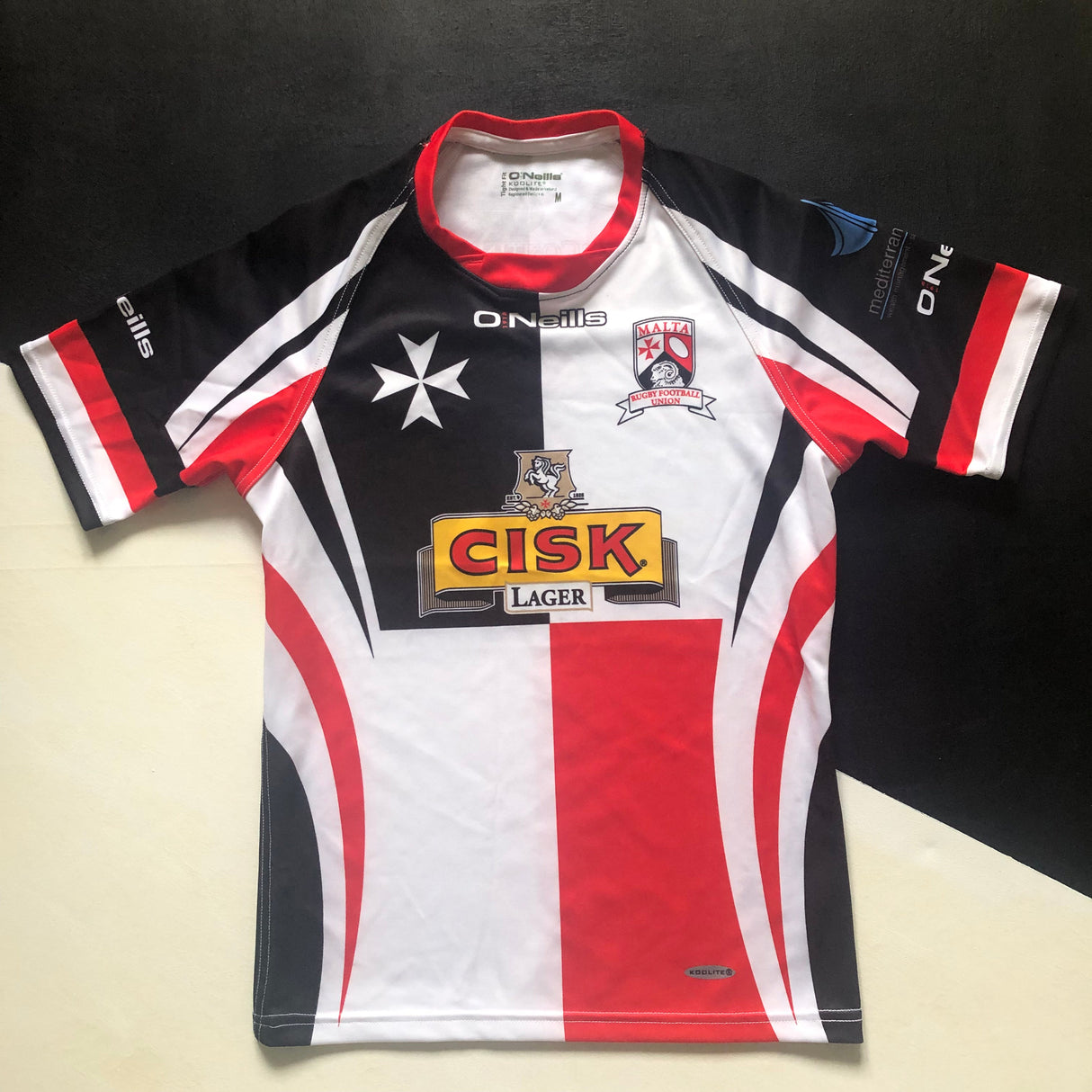 Malta National Rugby Sevens Team Jersey 2022 Match Worn Medium Underdog Rugby - The Tier 2 Rugby Shop