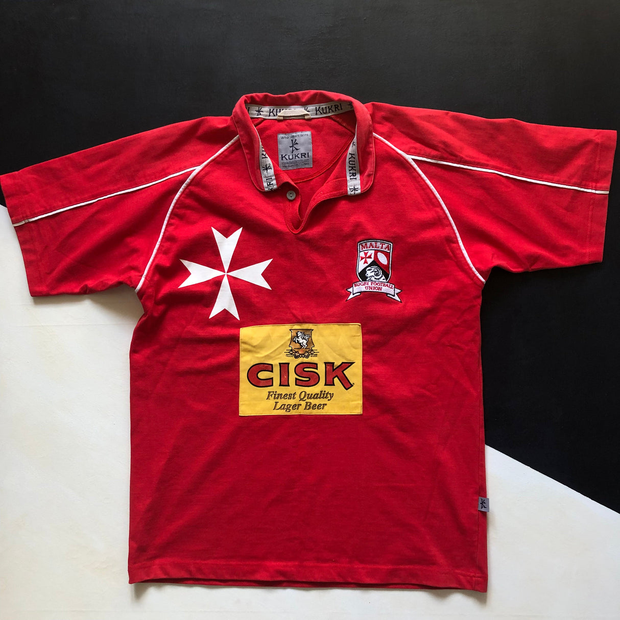 Malta National Rugby Team Jersey 2005 Away Medium Underdog Rugby - The Tier 2 Rugby Shop
