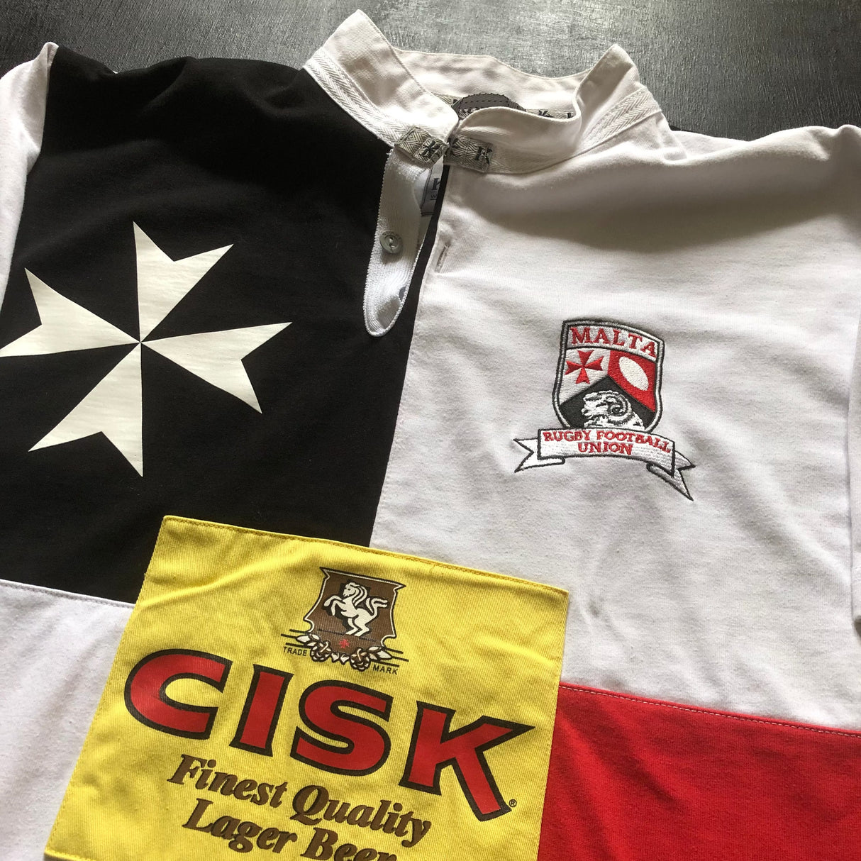 Malta National Rugby Team Jersey 2009/10 Large Underdog Rugby - The Tier 2 Rugby Shop