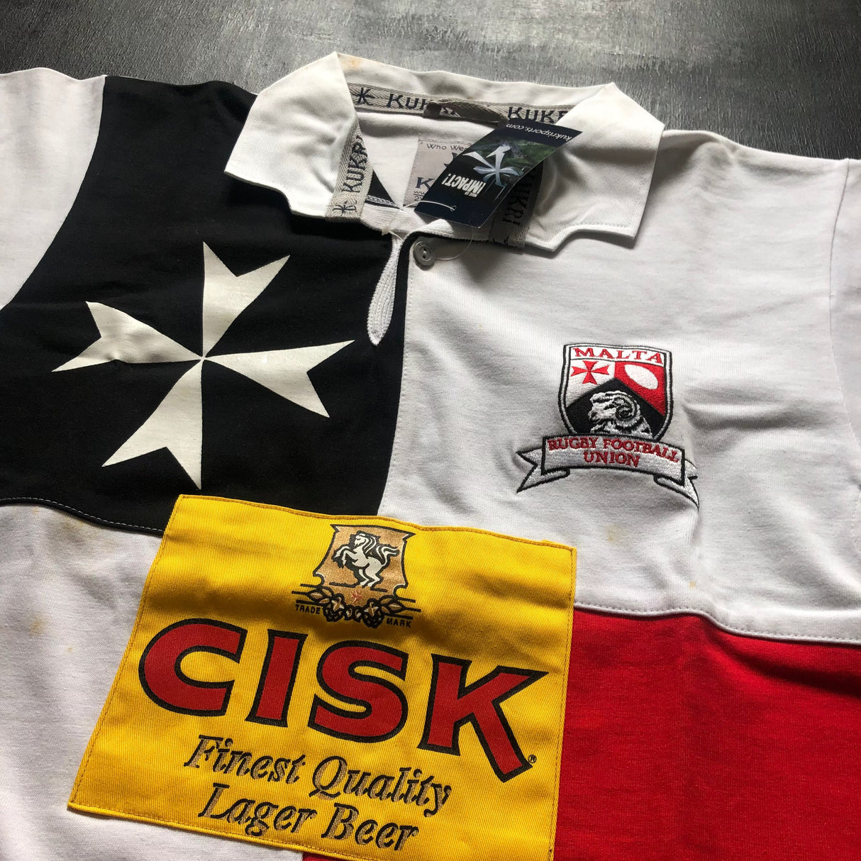 Malta National Rugby Team Jersey 2009/10 XXS with Tags Underdog Rugby - The Tier 2 Rugby Shop