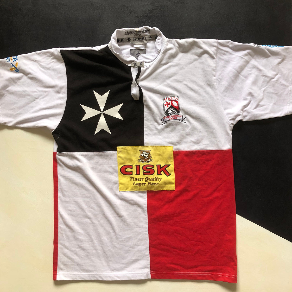 Malta National Rugby Team Jersey 2010 Player Issue XL Underdog Rugby - The Tier 2 Rugby Shop