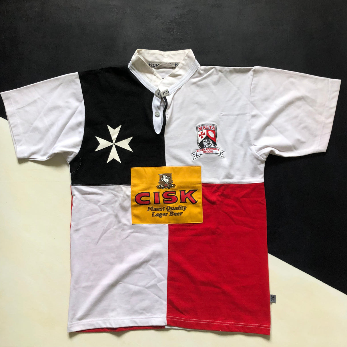 Malta National Rugby Team Jersey 2010 Small Underdog Rugby - The Tier 2 Rugby Shop