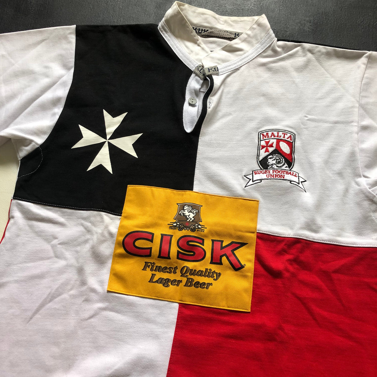 Malta National Rugby Team Jersey 2010 Small Underdog Rugby - The Tier 2 Rugby Shop