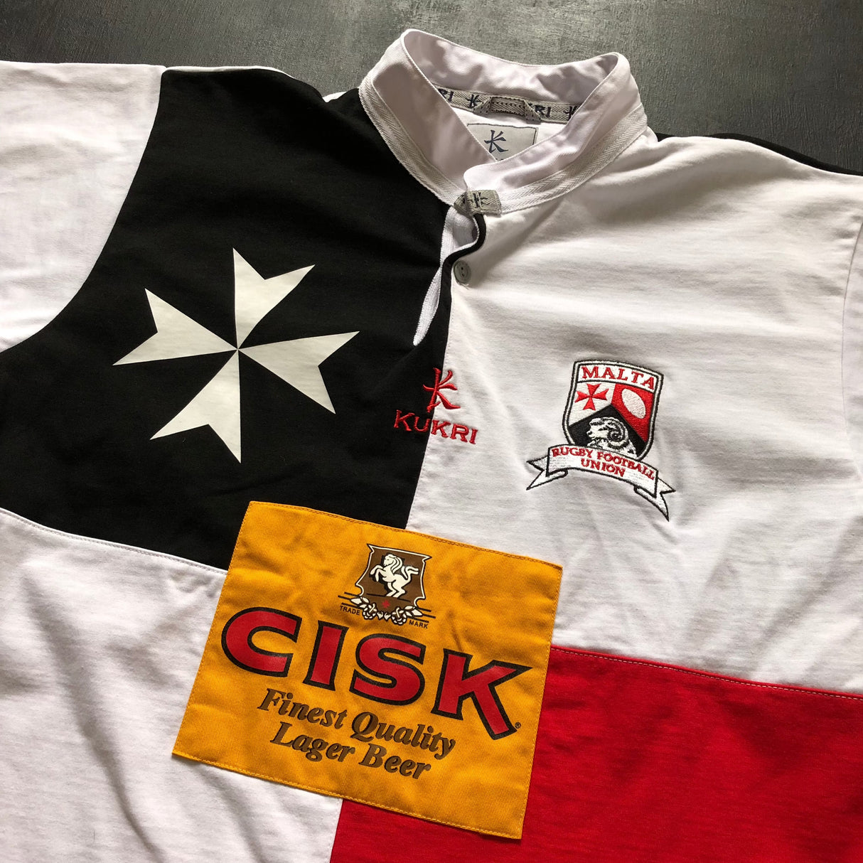 Malta National Rugby Team Jersey 2010/11 Large Underdog Rugby - The Tier 2 Rugby Shop