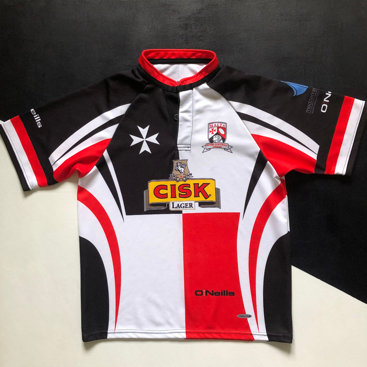 Malta National Rugby Team Jersey 2016 Medium Underdog Rugby - The Tier 2 Rugby Shop