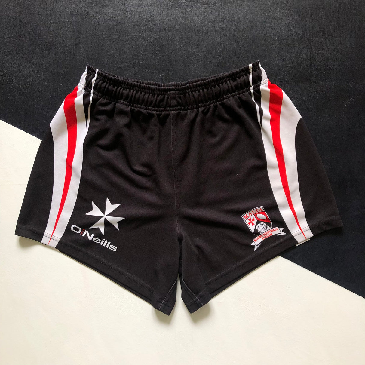 Malta National Rugby Team Shorts 2017 Player Issue Large Underdog Rugby - The Tier 2 Rugby Shop