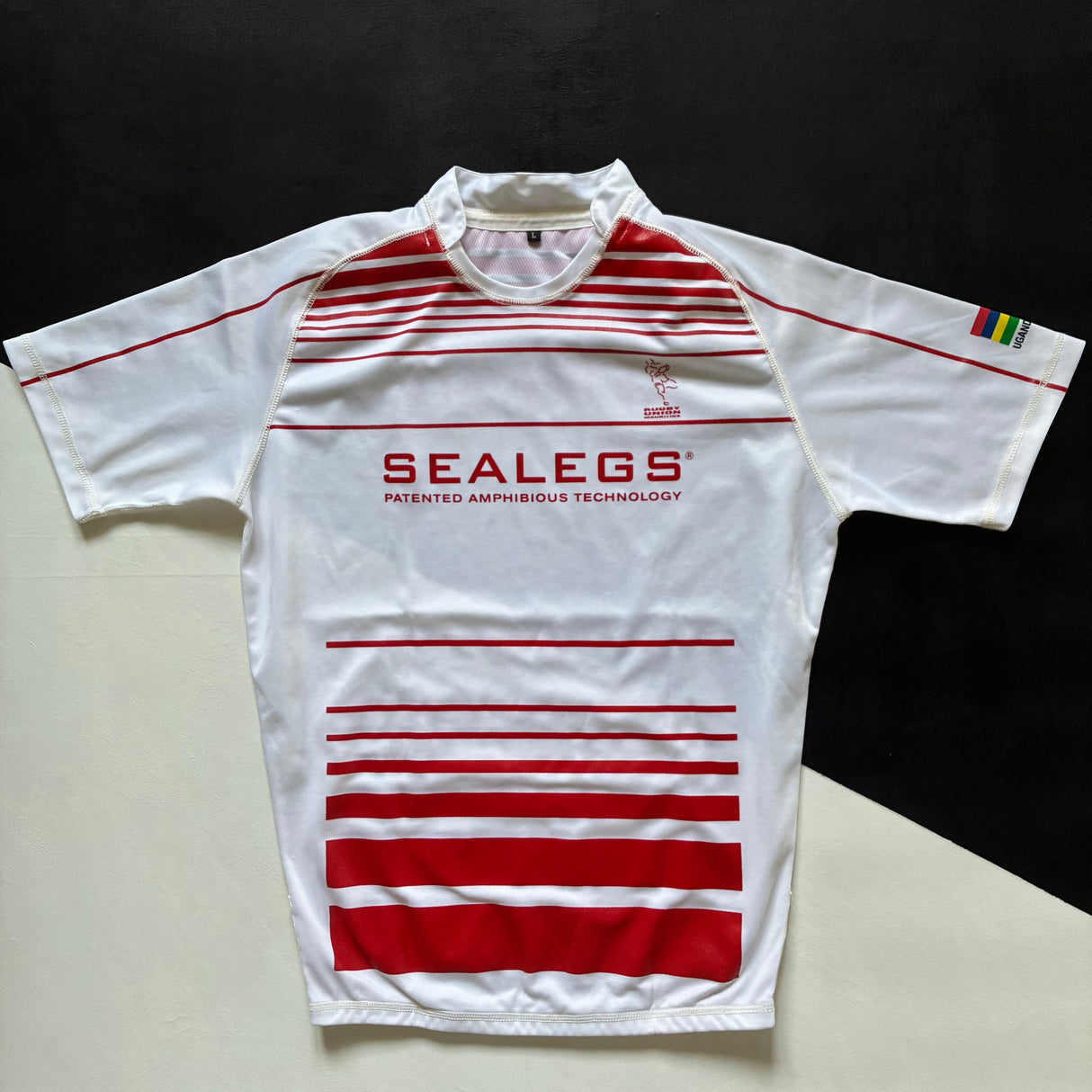 Mauritius National Rugby Team Jersey 2015 Away Player Issue Large Underdog Rugby - The Tier 2 Rugby Shop