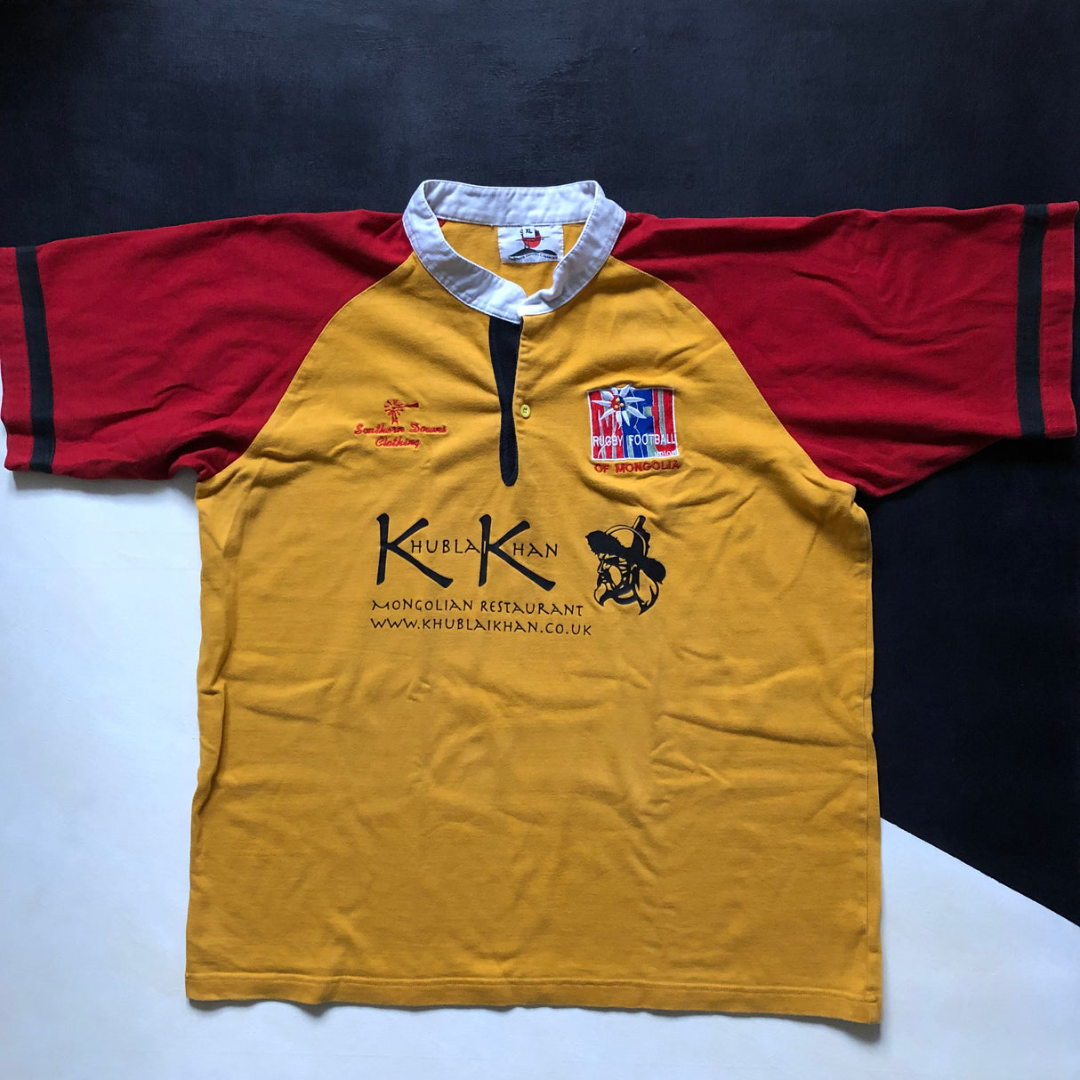 Mongolia National Rugby Team Jersey 2005 Away XL Underdog Rugby - The Tier 2 Rugby Shop
