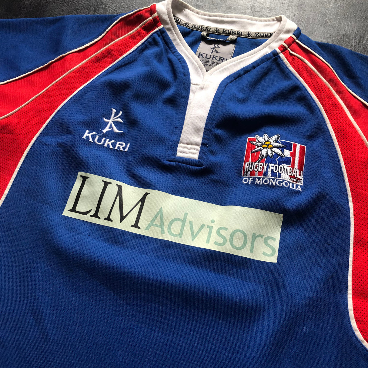Mongolia National Rugby Team Jersey 2011 Match Worn Large Underdog Rugby - The Tier 2 Rugby Shop