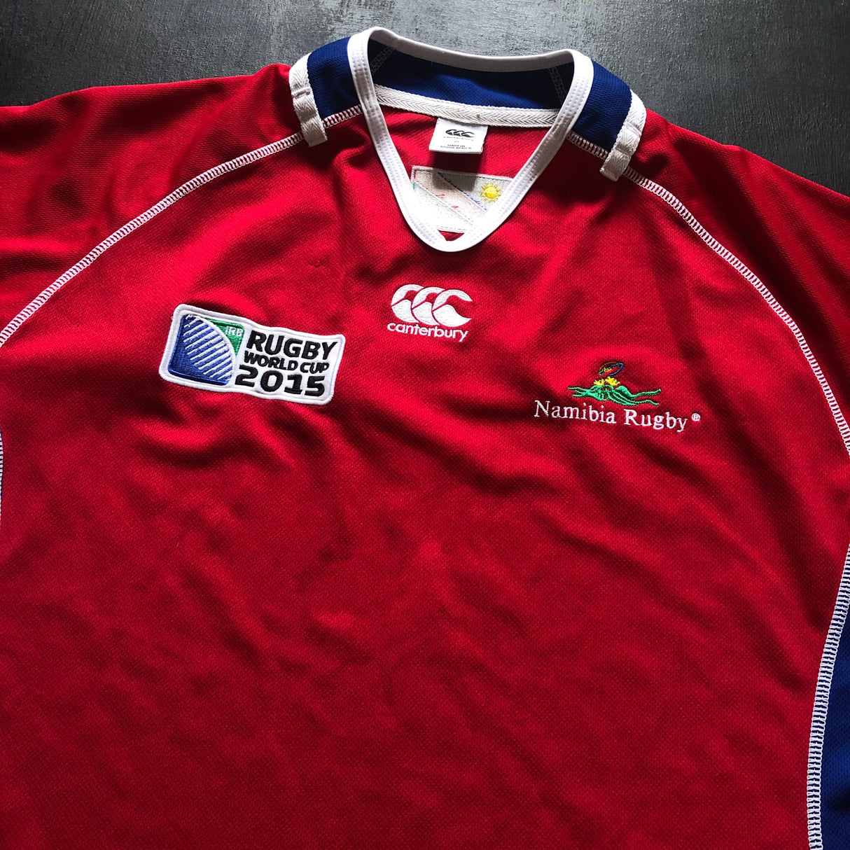 Namibia National Rugby Team Jersey 2015 Rugby World Cup XL Underdog Rugby - The Tier 2 Rugby Shop