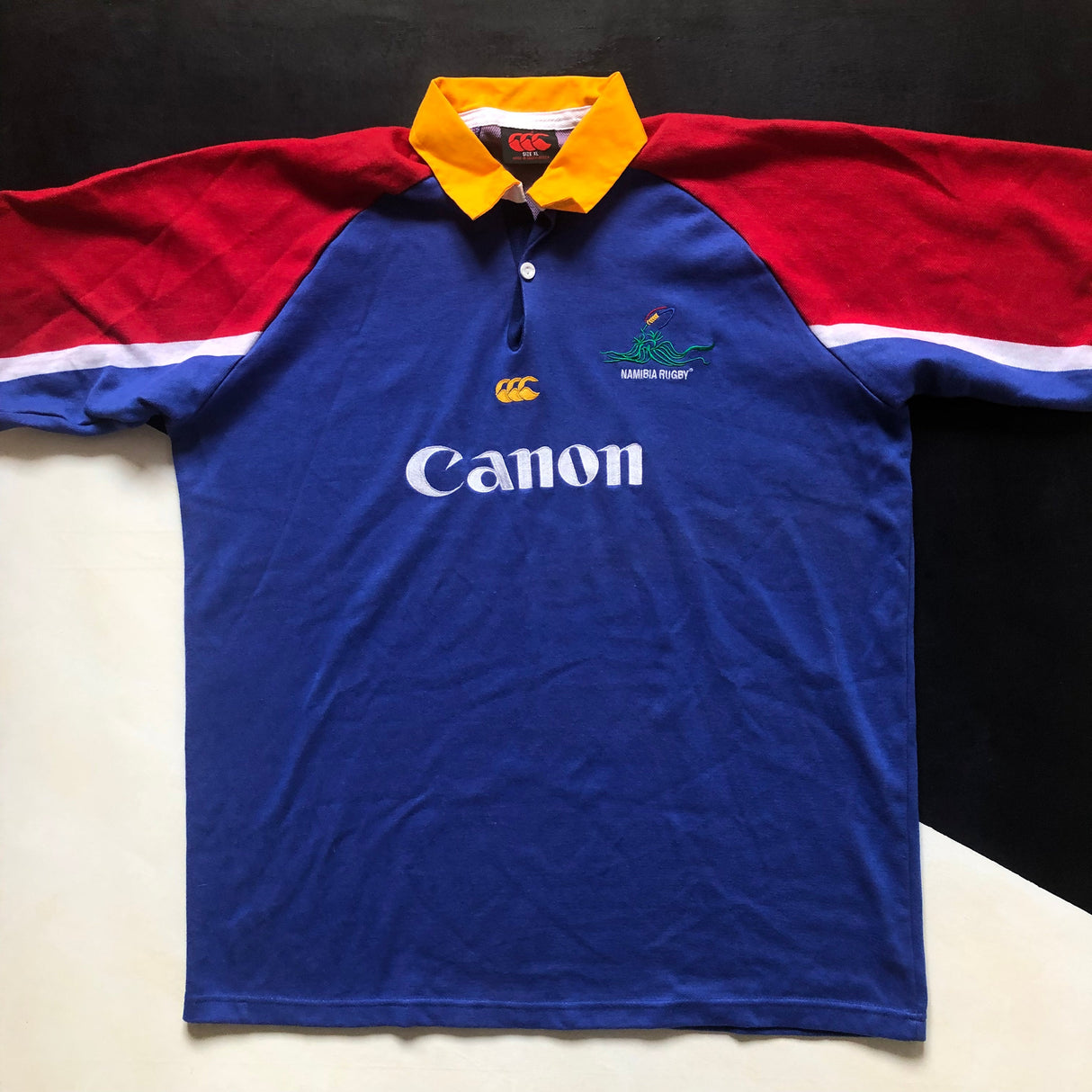 Namibia National Rugby Team Training Jersey 2003 Temex XL Underdog Rugby - The Tier 2 Rugby Shop