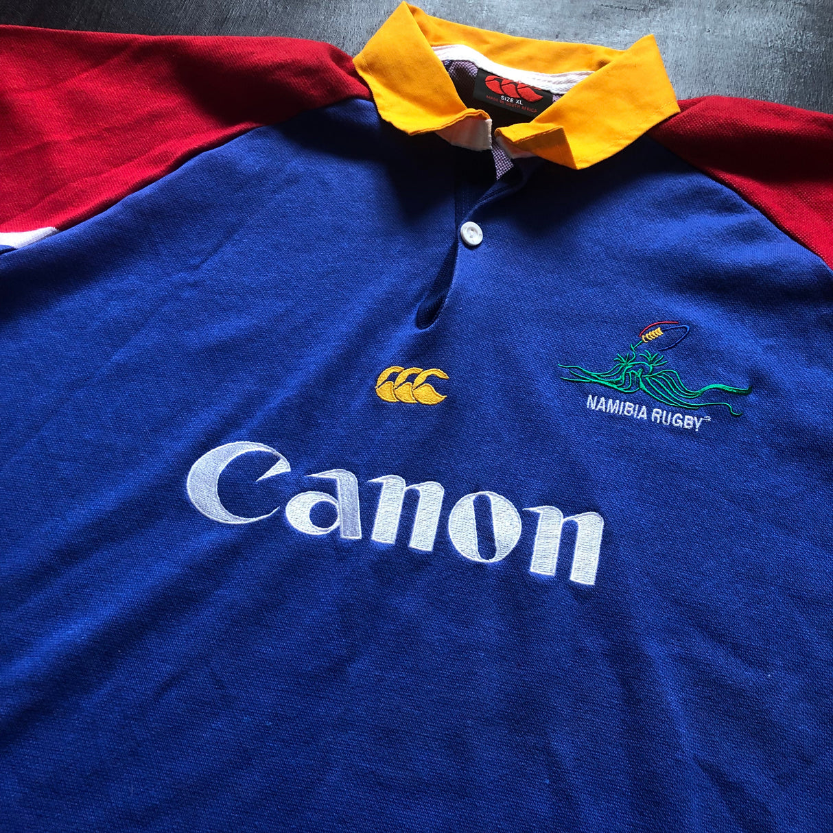 Namibia National Rugby Team Training Jersey 2003 Temex XL Underdog Rugby - The Tier 2 Rugby Shop
