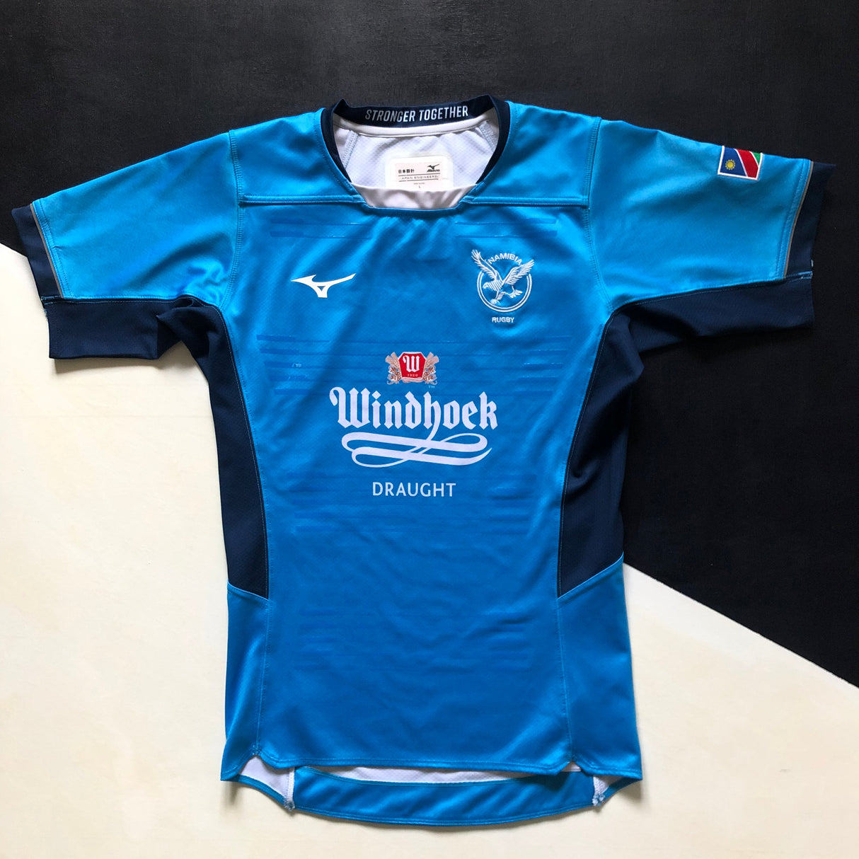 Namibia National Rugby Team Training Jersey 2019 Player Issue Large Underdog Rugby - The Tier 2 Rugby Shop