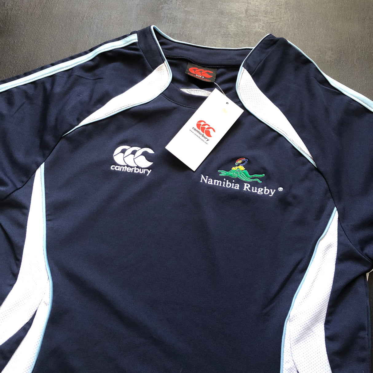 Namibia National Rugby Team Training Tee Small BNWT Underdog Rugby - The Tier 2 Rugby Shop
