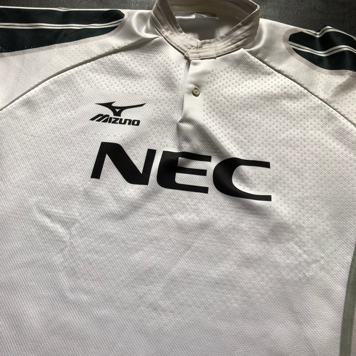 NEC Green Rockets Rugby Team Jersey 2000's Match Worn 4XO Underdog Rugby - The Tier 2 Rugby Shop