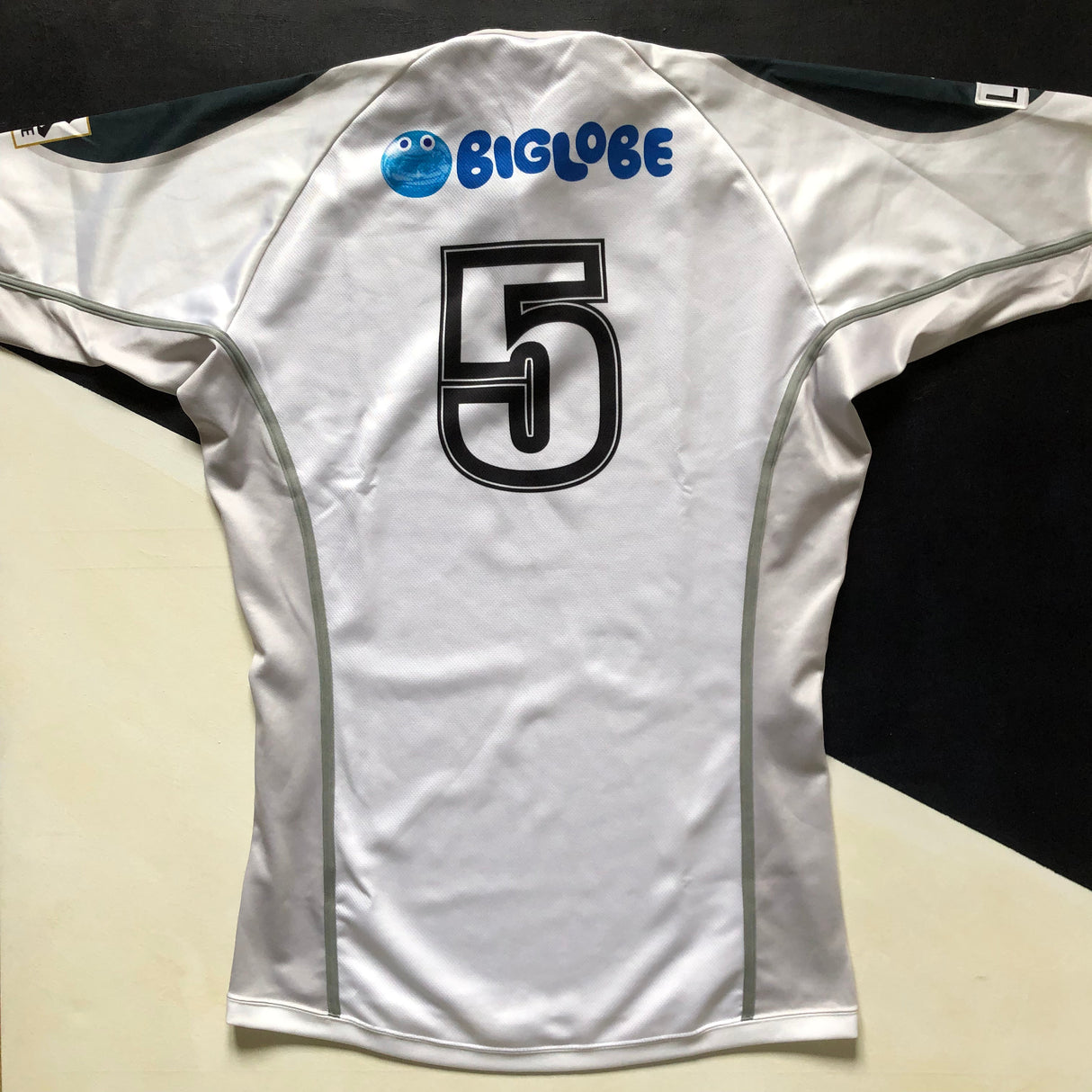 NEC Green Rockets Rugby Team Jersey 2000's Match Worn 4XO Underdog Rugby - The Tier 2 Rugby Shop