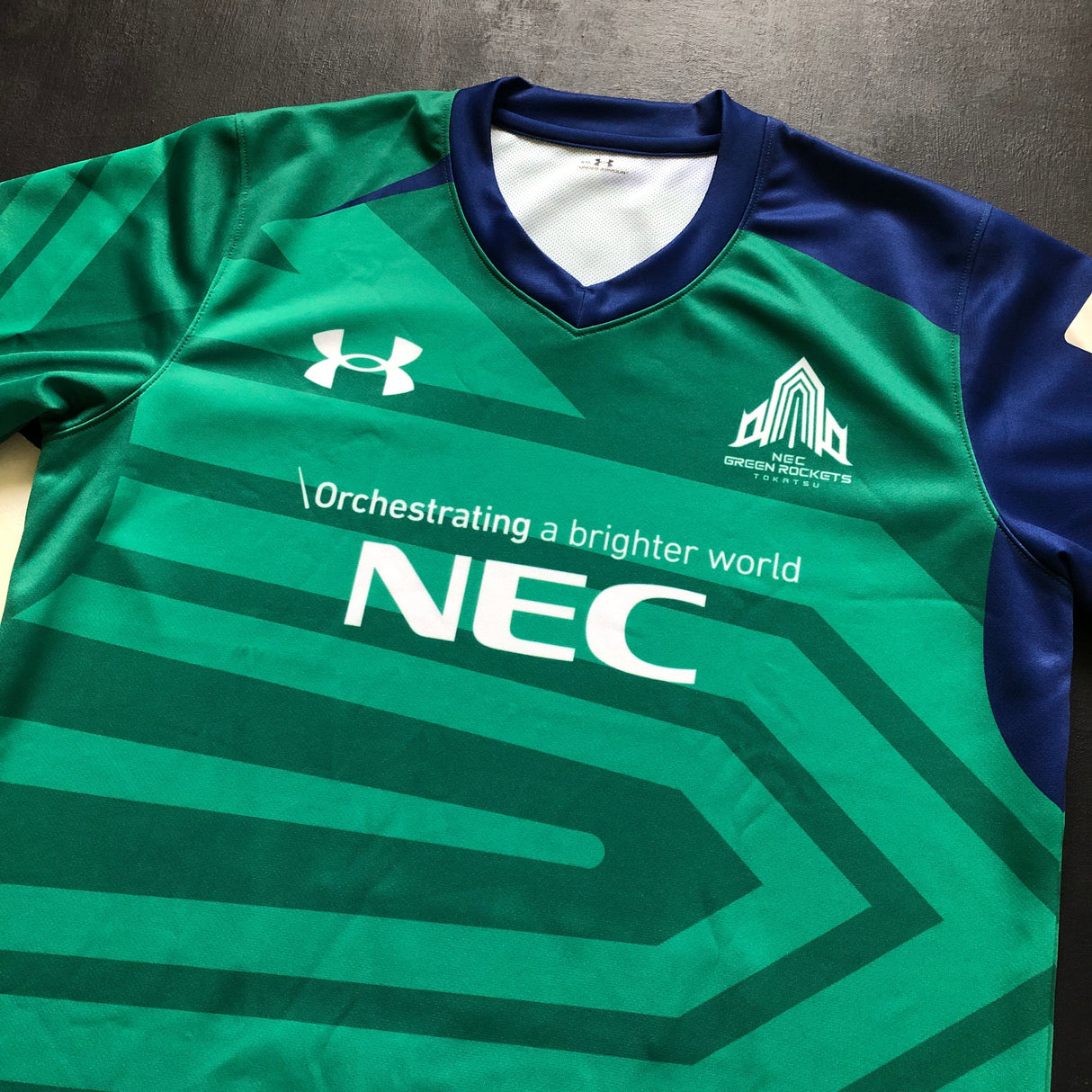 NEC Green Rockets Rugby Team Jersey 2022/23 (Japan Rugby League One) XXL Underdog Rugby - The Tier 2 Rugby Shop