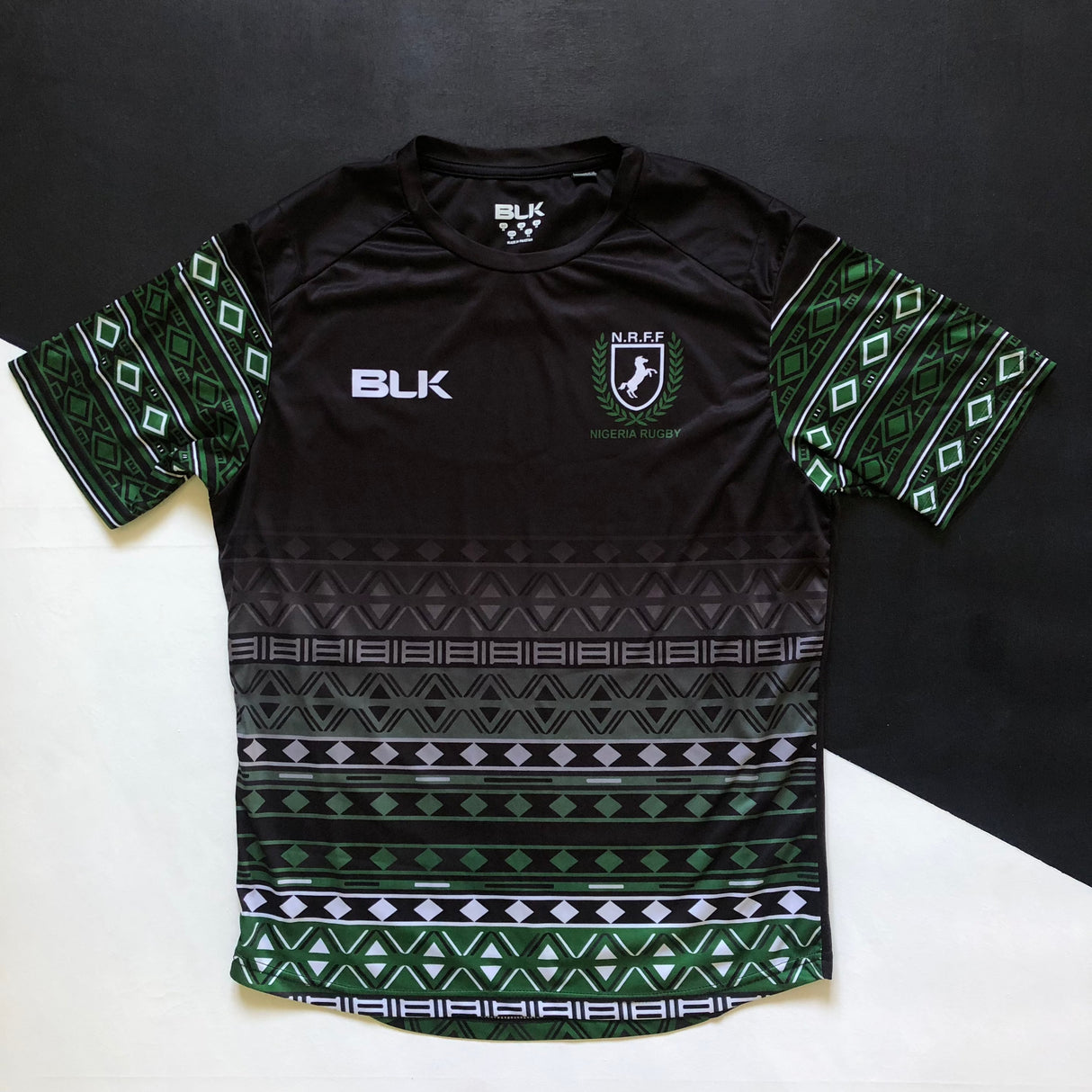 Nigeria National Rugby Team Training Tee Medium Underdog Rugby - The Tier 2 Rugby Shop