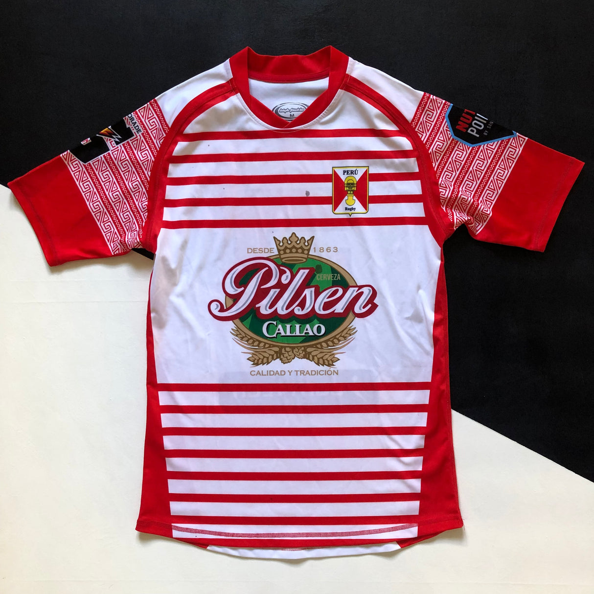 Peru National Rugby Team Jersey 2018 Player Issue Medium Underdog Rugby - The Tier 2 Rugby Shop
