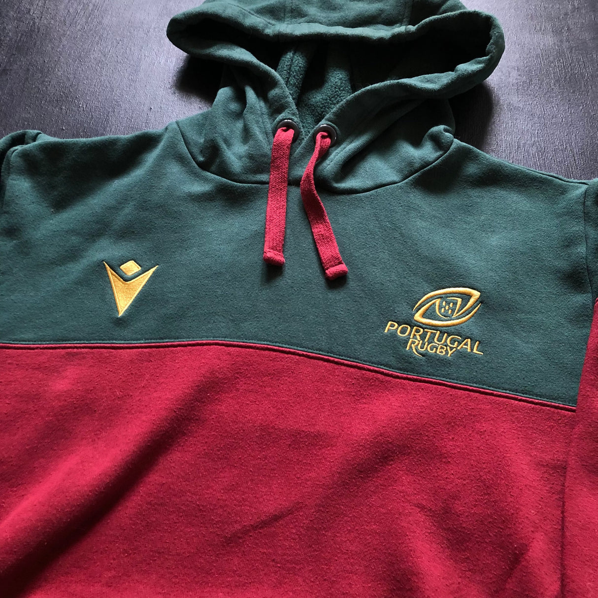 Portugal National Rugby Team Hoodie Large Underdog Rugby - The Tier 2 Rugby Shop