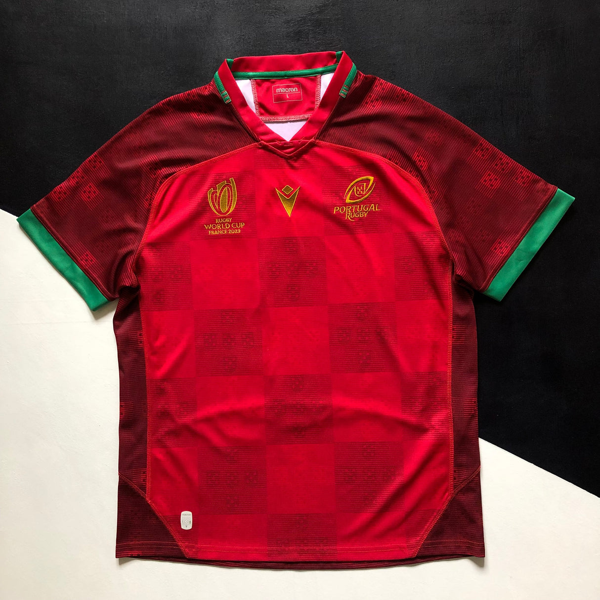 Portugal National Rugby Team Jersey 2023 Rugby World Cup Large Underdog Rugby - The Tier 2 Rugby Shop
