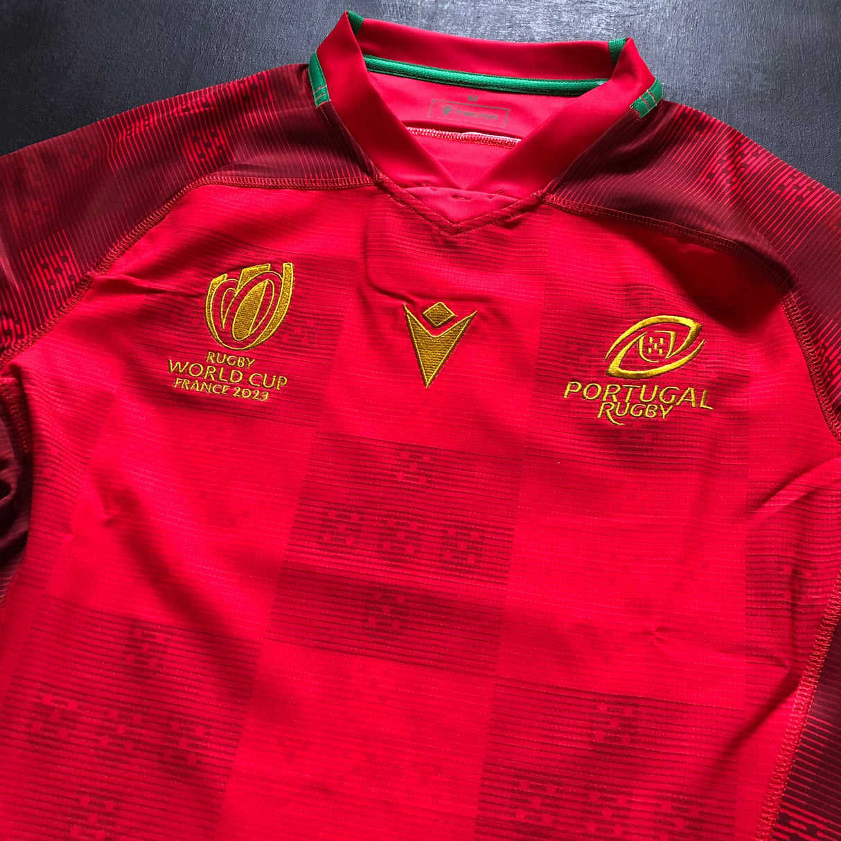 Portugal National Rugby Team Shirt 2023 Rugby World Cup Player Issue Underdog Rugby - The Tier 2 Rugby Shop