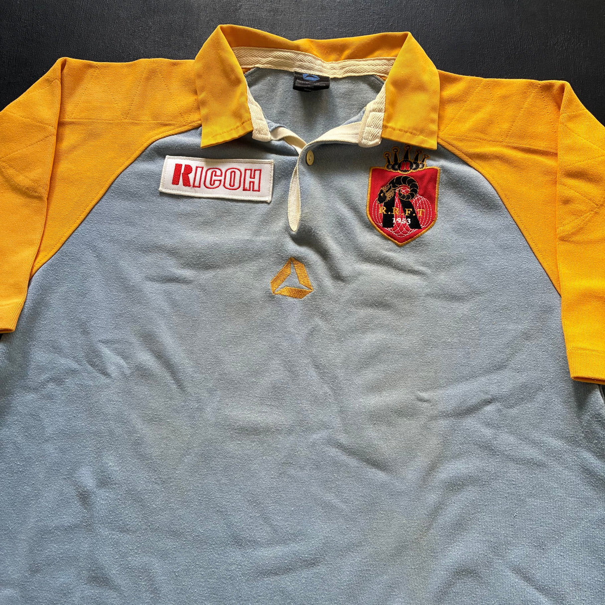 Ricoh (Black Rams) Rugby Team Jersey 1990's Match Worn XXO Underdog Rugby - The Tier 2 Rugby Shop