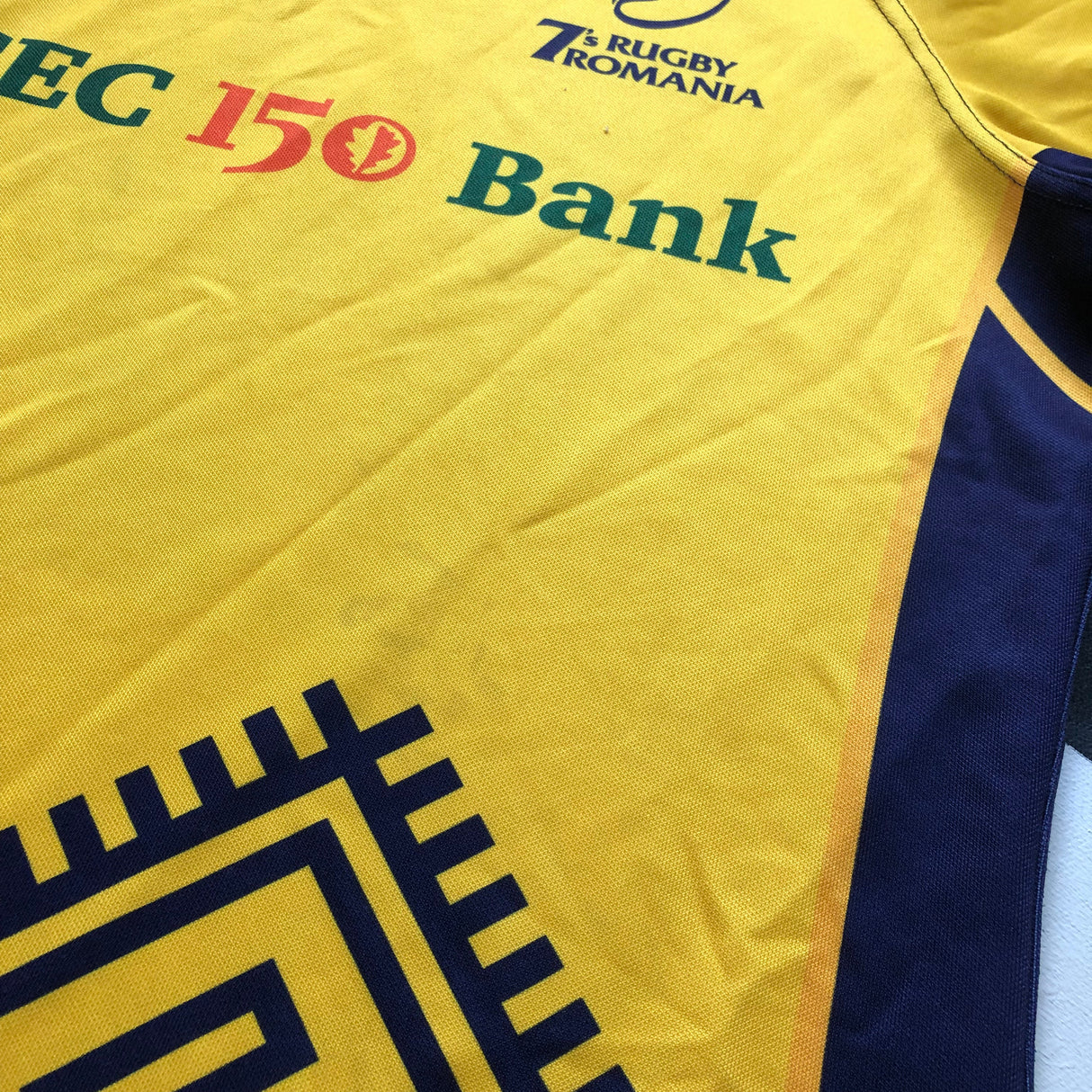 Romania National Rugby Sevens Team Jersey 2014 Match Worn Medium Underdog Rugby - The Tier 2 Rugby Shop