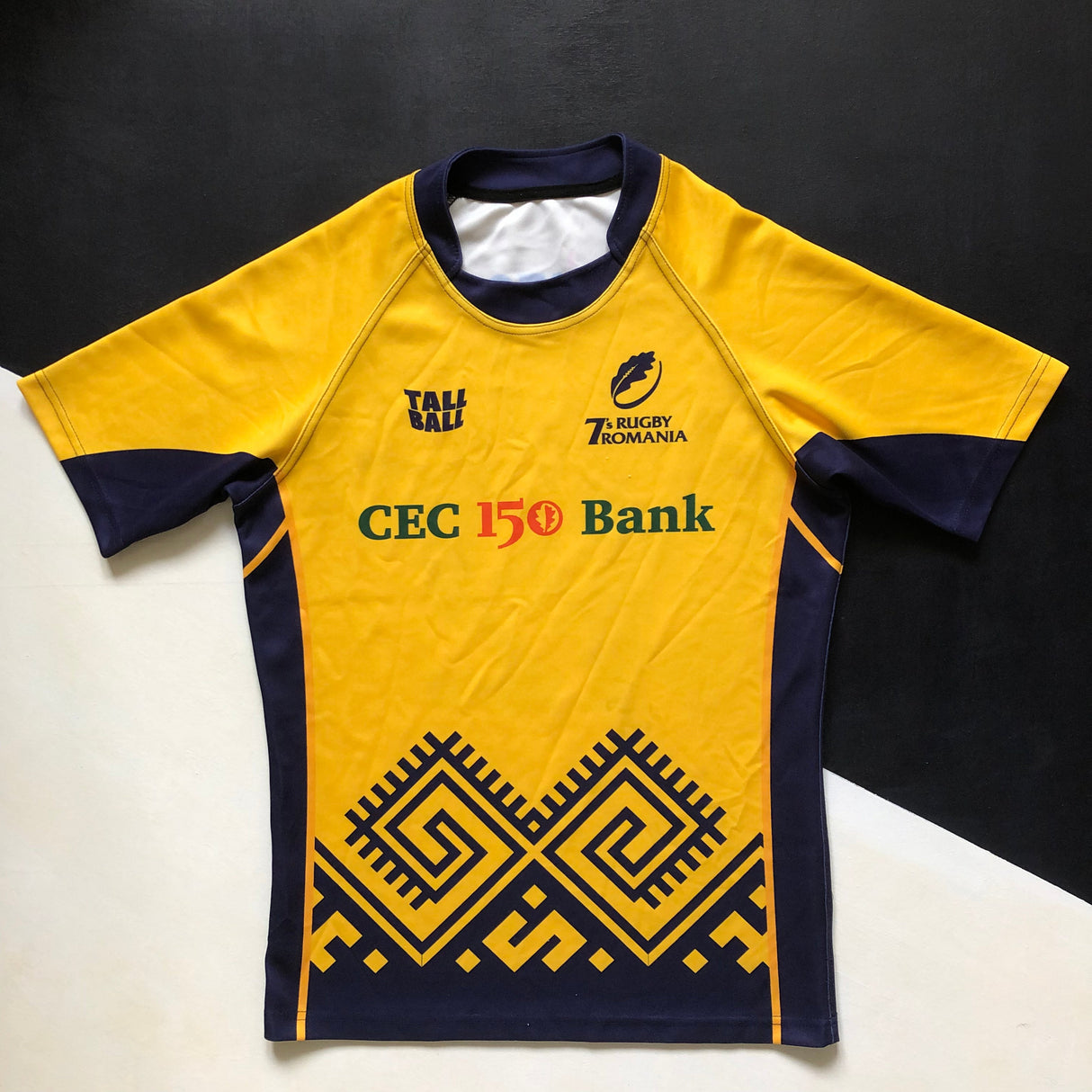 Romania National Rugby Sevens Team Jersey 2014 Match Worn Medium Underdog Rugby - The Tier 2 Rugby Shop