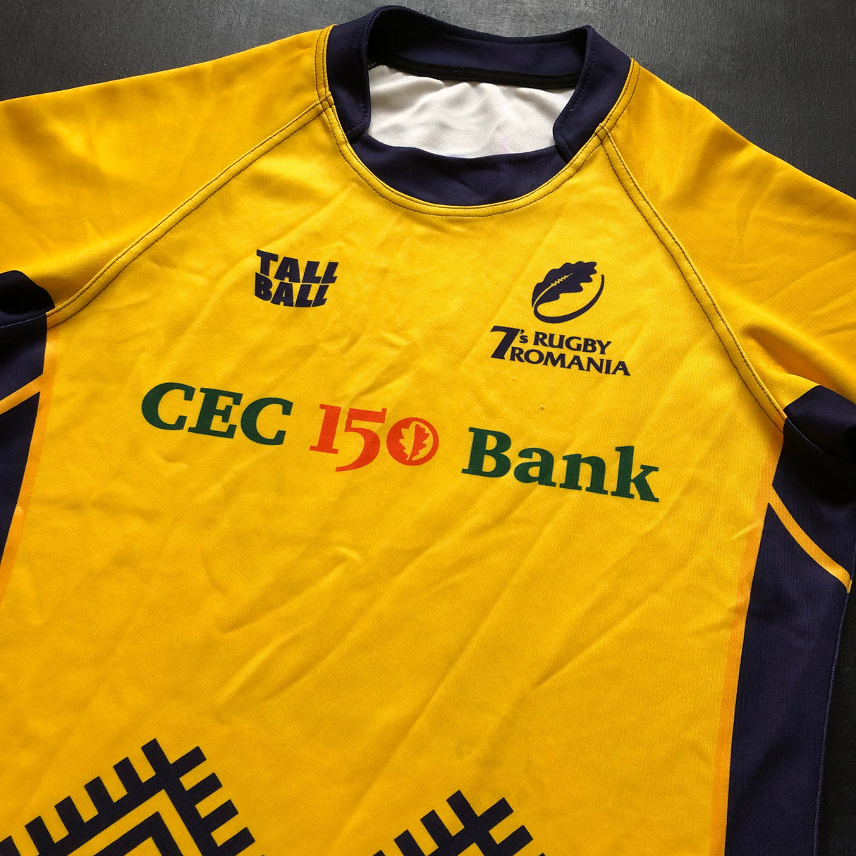 Romania National Rugby Sevens Team Jersey 2014 Match Worn Medium Underdog Rugby - The Tier 2 Rugby Shop
