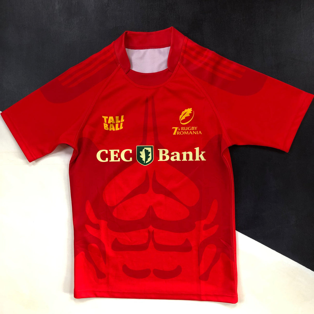 Romania National Rugby Sevens Team Training Jersey Small Underdog Rugby - The Tier 2 Rugby Shop