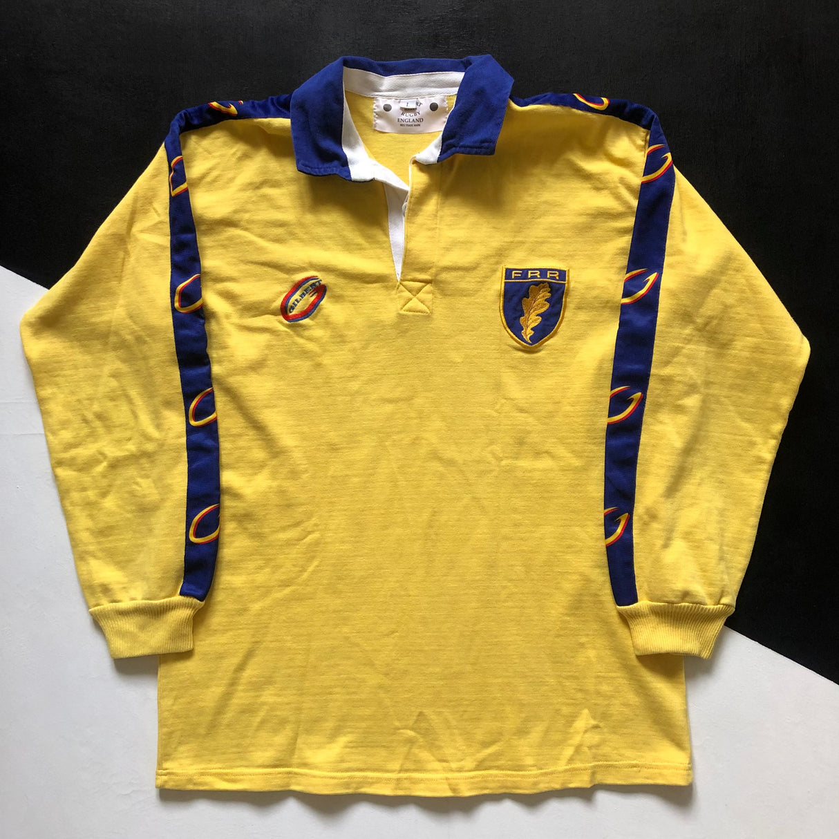 Romania National Rugby Team Jersey 1994 Large Underdog Rugby - The Tier 2 Rugby Shop