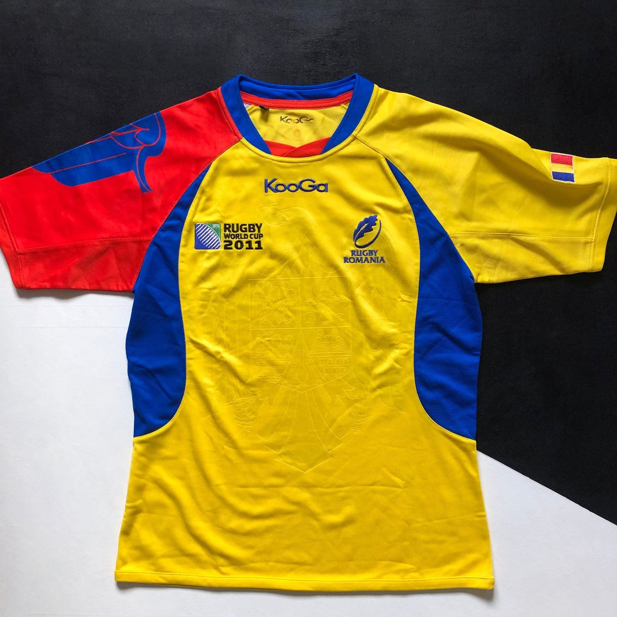 Romania National Rugby Team Jersey 2011 Rugby World Cup Large Underdog Rugby - The Tier 2 Rugby Shop