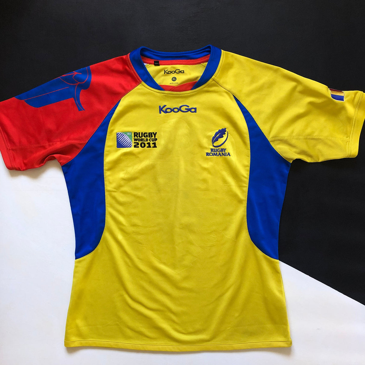 Romania National Rugby Team Jersey 2011 Rugby World Cup XL Underdog Rugby - The Tier 2 Rugby Shop