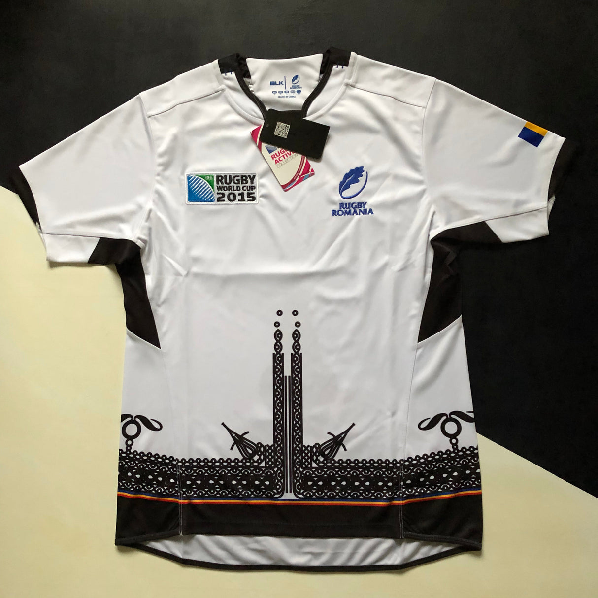 Romania National Rugby Team Jersey 2015 Away Large BNWT Underdog Rugby - The Tier 2 Rugby Shop