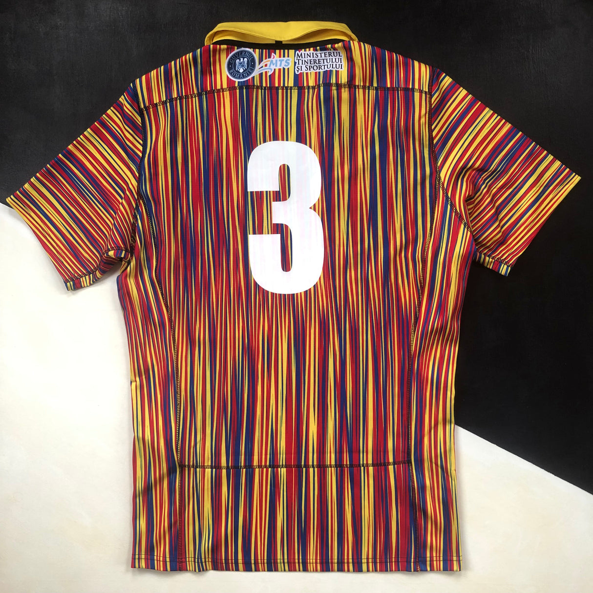 Romania National Rugby Team Jersey 2021 Match Worn 3XL Underdog Rugby - The Tier 2 Rugby Shop