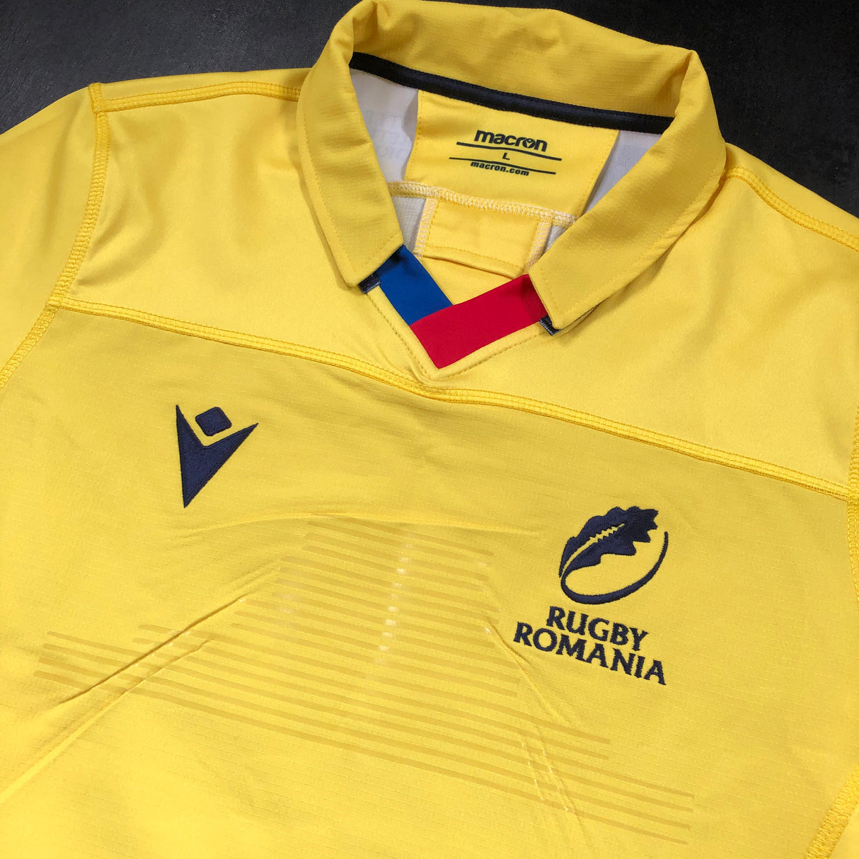 Romania National Rugby Team Jersey 2021/22 Player Issue Large Underdog Rugby - The Tier 2 Rugby Shop