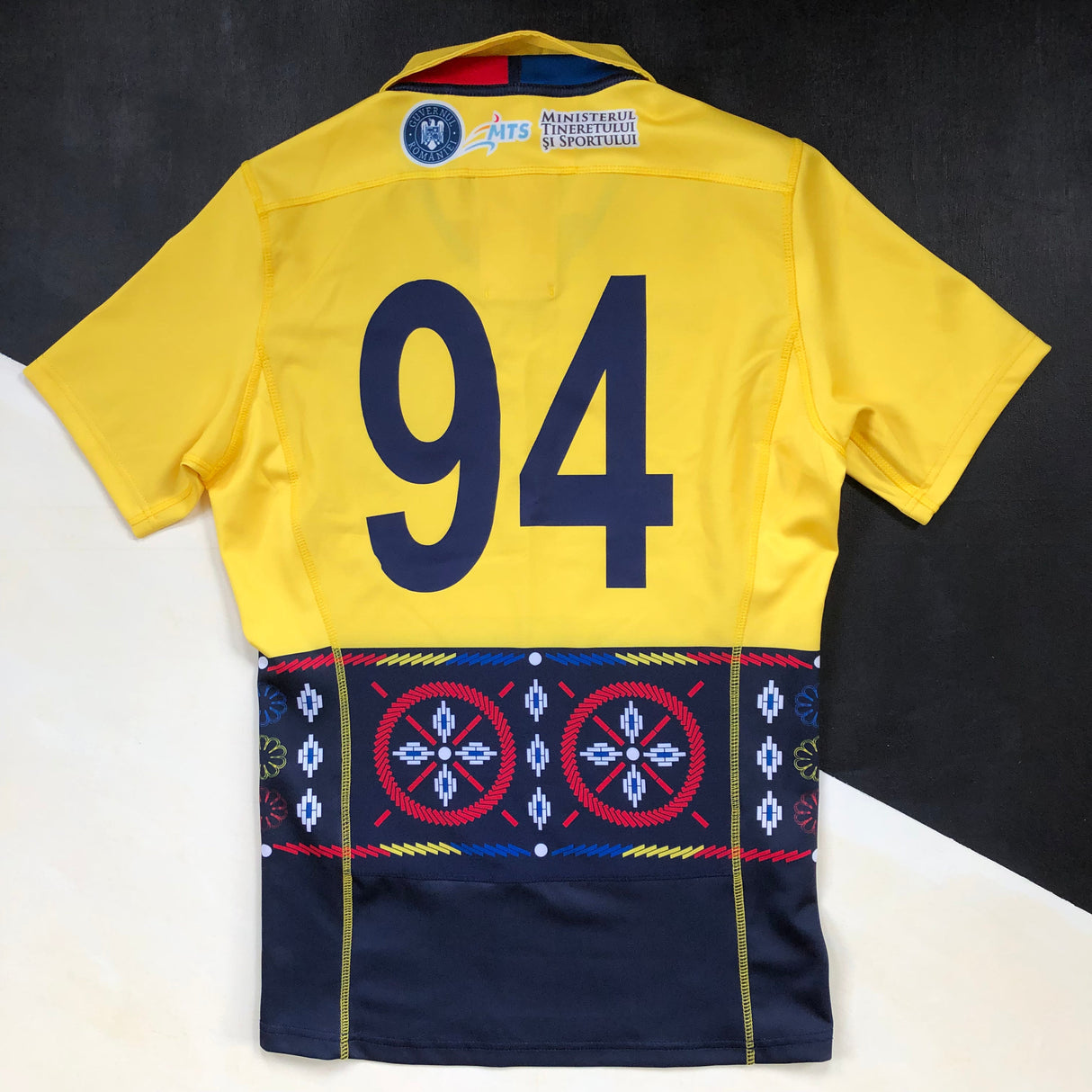Romania National Rugby Team Jersey 2021/22 Player Issue Large Underdog Rugby - The Tier 2 Rugby Shop