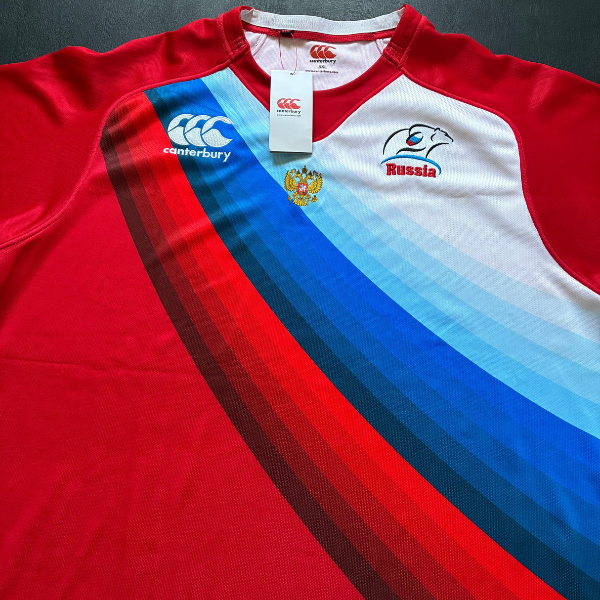 Russia National Rugby Sevens Team Jersey 2013/14 3XL BNWT Underdog Rugby - The Tier 2 Rugby Shop