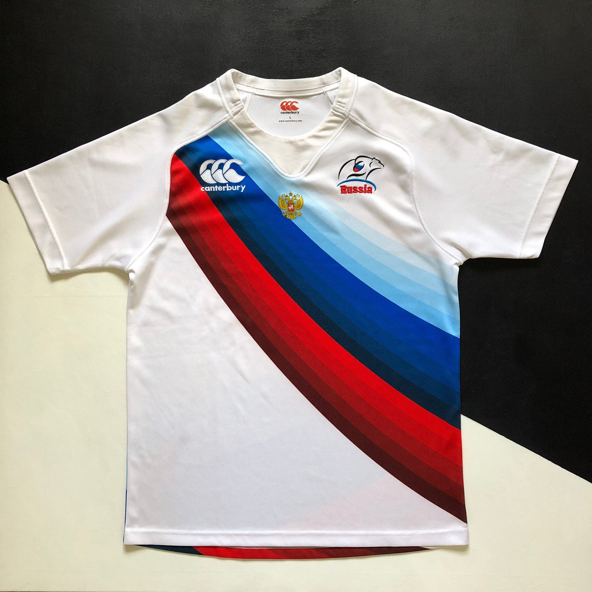 Russia National Rugby Sevens Team Jersey 2013/14 Away Large Underdog Rugby - The Tier 2 Rugby Shop