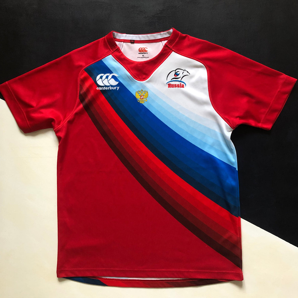 Russia National Rugby Sevens Team Jersey 2013/14 XL Underdog Rugby - The Tier 2 Rugby Shop