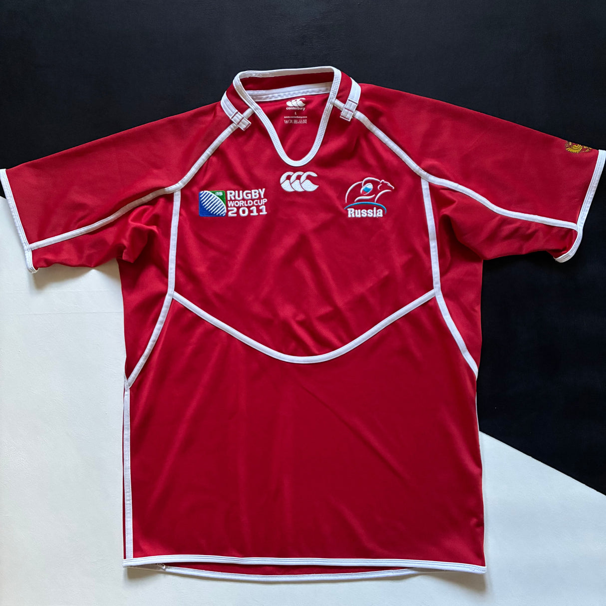 Russia National Rugby Team Jersey 2011 Rugby World Cup Large Underdog Rugby - The Tier 2 Rugby Shop