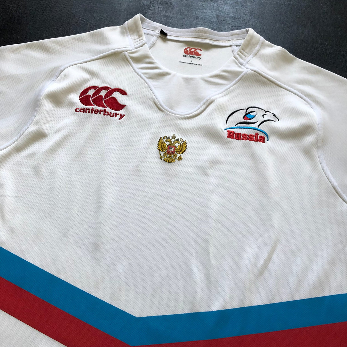 Russia National Rugby Team Jersey 2013/14 Away Large Underdog Rugby - The Tier 2 Rugby Shop