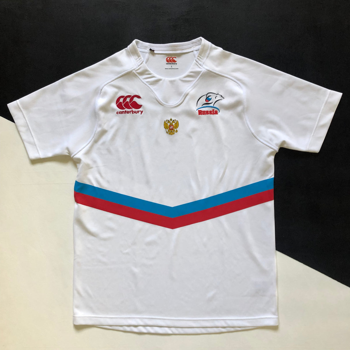 Russia National Rugby Team Jersey 2013/14 Away Large Underdog Rugby - The Tier 2 Rugby Shop