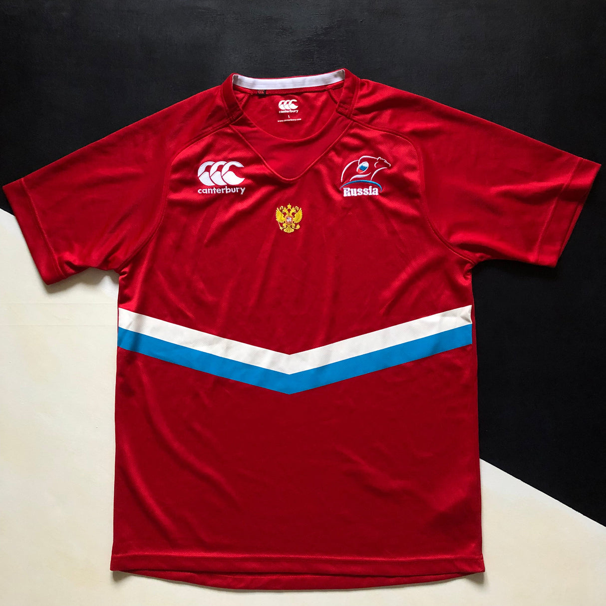 Russia National Rugby Team Jersey 2013/14 Large Underdog Rugby - The Tier 2 Rugby Shop